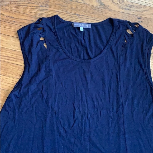 Flashing lights top size M black - Picture 2 of 4